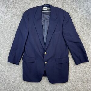 Vintage Polo Ralph Lauren University Club Blazer Jacket sz 44 Blue